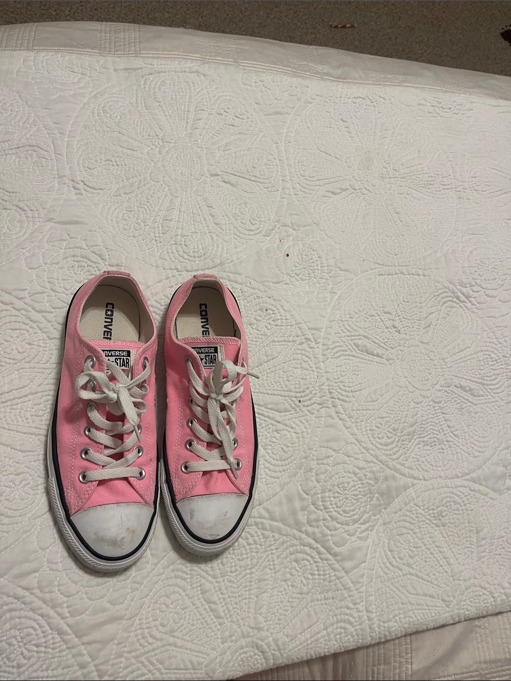 Converse Pink Low Top Sneakers